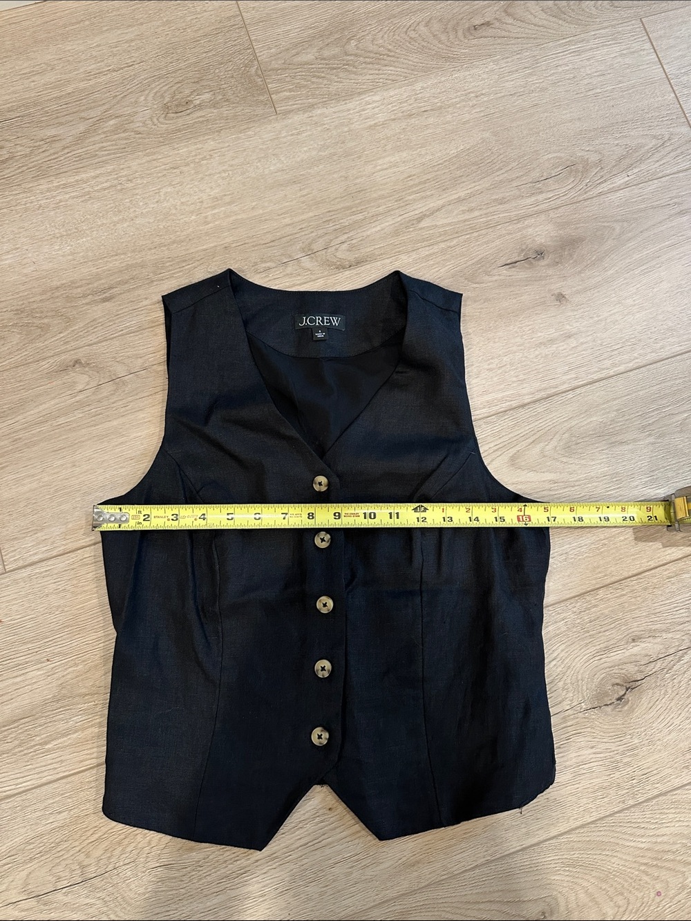 J. Crew Black Slim-fit Vest in Linen - Picture 4 of 6